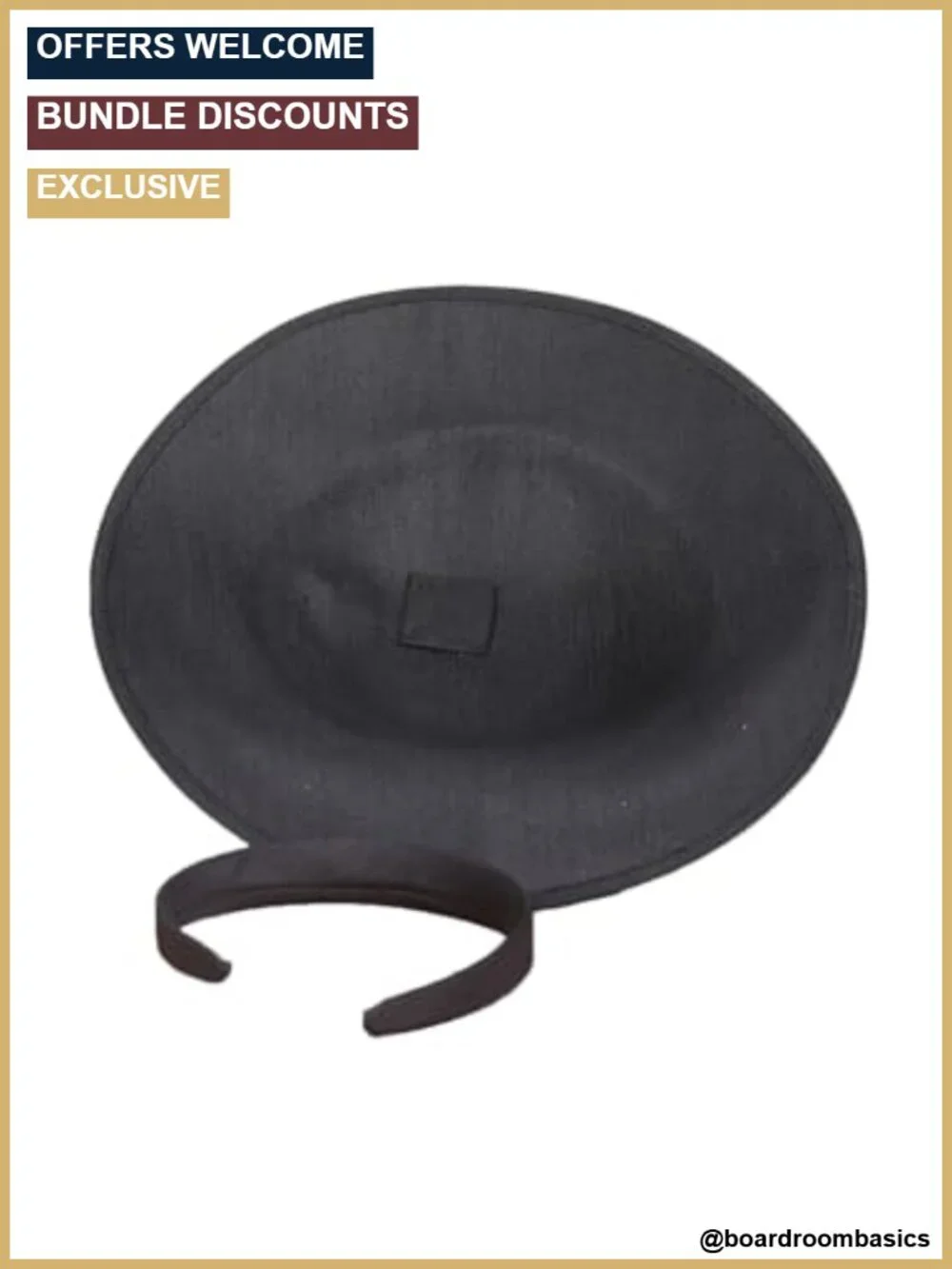 Elegant Wide Brim Derby Hat for Women - Adjustable Church Tea Party Fascinator